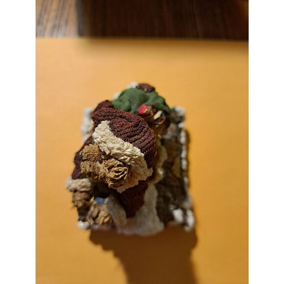 Boyds Bears Vintage Santa Bear Music Box Christmas Holiday Rooftop 4.5" Figurine - Picture 7 of 8